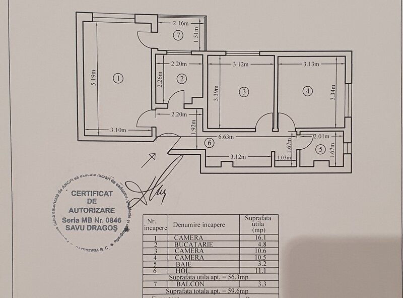 Nicolae Grigorescu metrou, 3 camere decomandat, mobilat si utilat